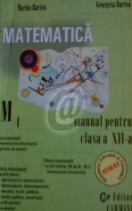 Matematica - Manual pentru clasa a XII-a M1 foto