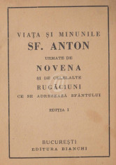 Viata si minunile Sf. Anton urmate de Novena si alte rugaciuni (Editia I) foto