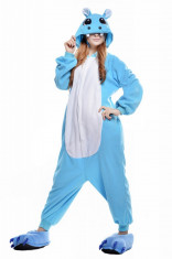 PJM50 Pijama intreaga kigurumi, cu model hipopotam foto