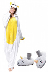 PJM85-29 Set pijama kigurumi + papuci de casa foto