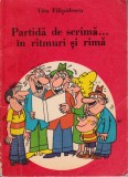 Partidă de scrimă...&icirc;n ritmuri și rimă