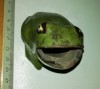 FIGURINA CERAMICA VECHE , SCRUMIERA BROASCA