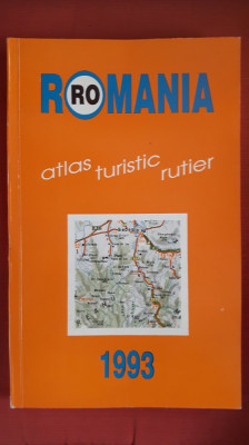 Romania - Atlas turistic rutier - Dragomir Vasile foto