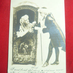 Ilustrata Coeur Dame francata cu 2x5 Bani Spic Grau circ. la Vidin 1902