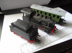bnk jc Piko - set tren calatori - locomotiva - tender - vagon - linii foto