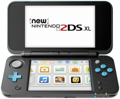 New Nintendo 2DS XL negru turquoise foto