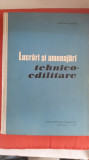 Lucrari si amenajari tehnico-edilitare - Laurentiu Stoenescu, 1964