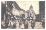 978 - ARAD, Market, Romania - old postcard - used - 1908, Circulata, Printata