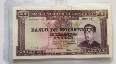 Bacnota 500 Quinhentos Escudos - Mozambique 1967 foto