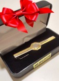 AC DE CRAVATA barbat-Clama barbati camasa- INOX PLACAT AUR 18K, Alb