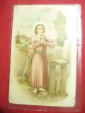 Ilustrata autor -Copil care se roaga circulat 1912