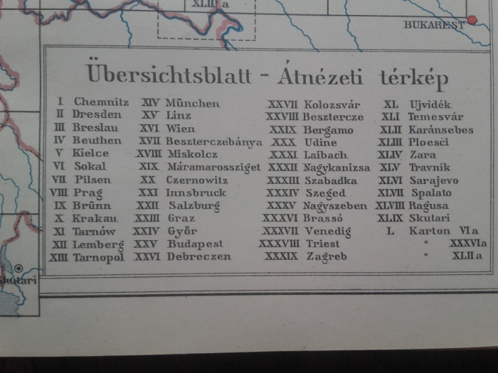 GHID AUTOMOBILISTIC UNGARIA, 1910- TAURIL-ATLASZ