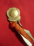 Medalie Conferinta Cafelei - India 1956 ,bronz h= 3,3 cm