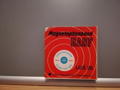 Benda Magnetofon BASF LGS 26 in cutie (de Colectie) - 15 cm- stare F.B./RFG foto
