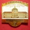 Insigna Arhitectura Moscova , M.F Kazakov- metal si email , L= 3,5cm