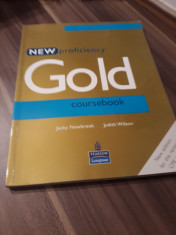 MANUAL ENGLEZA NEW PROFICIENCY GOLD COURSEBOOK JACKY NEWBROOK/JUDITH WILSON foto