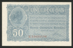 y860 ROMANIA 50 BANI 1917 BGR NECIRCULATA UNC foto