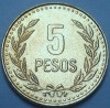 SV * Columbia 5 PESOS 1993 * UNC, America Centrala si de Sud, Cupru-Nichel