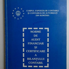 Norme de audit finaciar si certificare a bilantului contabil - Nr. 1