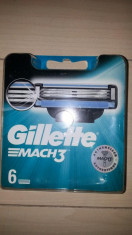 Rezerve Gillette Mach3 set de 6 bucati foto