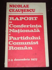 myh 527s - DOCUMENTE ALE PARTIDULUI COMUNIST ROMAN - 1977 - PIESA DE COLECTIE!