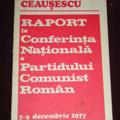 myh 527s - DOCUMENTE ALE PARTIDULUI COMUNIST ROMAN - 1977 - PIESA DE COLECTIE!