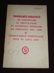myh 527s - DOCUMENTE ALE PARTIDULUI COMUNIST ROMAN - 1979 - PIESA DE COLECTIE!