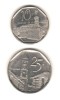 SV * Cuba LOT 10 CENTAVOS 2001 + 25 CENTAVOS 2008 UNC, America Centrala si de Sud, Nichel