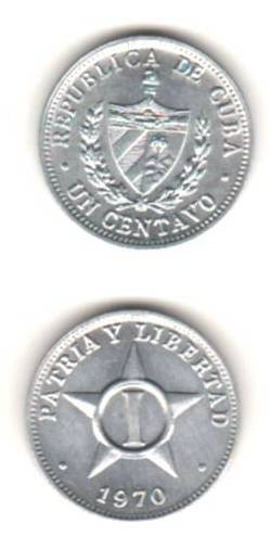 SV * Cuba 1 CENTAVO 1970 UNC