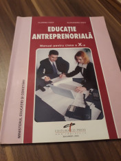 EDUCATIE ANTREPRENORIALA MANUAL CLASA X FLORINA OTET foto