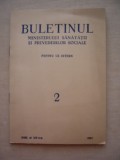 Myh 36s - Buletinul Ministerului Sanatatii - 1962 - piesa de colectie