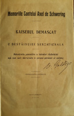 VASILE GOLDIS Ex Libris ! Cartea Kaiserul demascat, Bucuresti, 1916 foto