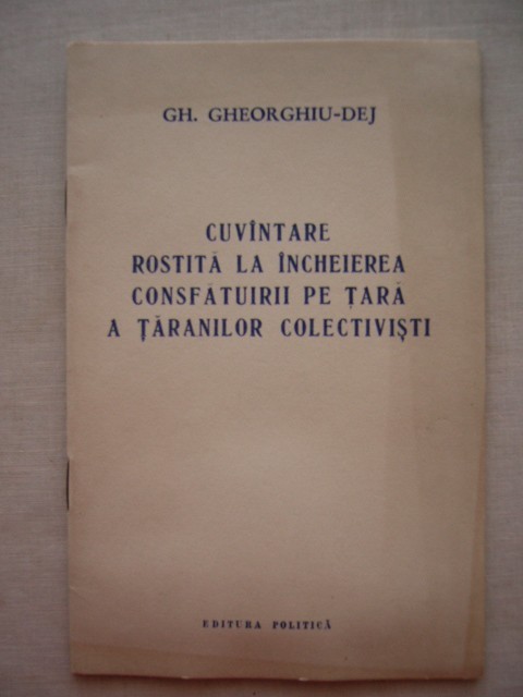 myh 527s - DOCUMENTE ALE PARTIDULUI COMUNIST ROMAN - 1961 - PIESA DE COLECTIE!