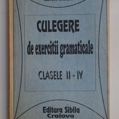 Culegere de exercitii gramaticale clasele II-IV I. Gitan, V. Craciun, B. Etegan