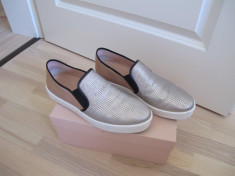 Pantofi espadrile piele MUSETTE 40 talpa joasa foto