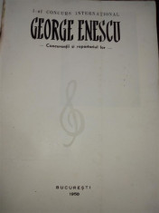 George Enescu- concurs international 1958 foto