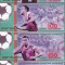 Bancnota Rusia 100 Ruble 2018 - PNew UNC ( set x4 polimer - Campionatul Mondial)