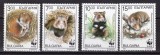 Bulgaria 1994 fauna MI 4124-4127 MNH, Nestampilat