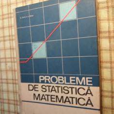 probleme de statistica matematica