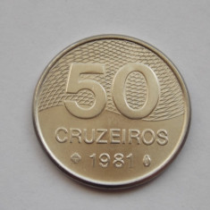 50 CRUZEIROS 1981 BRAZILIA-XF