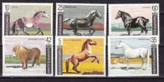 Bulgaria 1991 fauna cai MI 3903-3908 MNH w54 foto