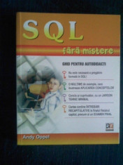 Andy Oppel SQL fara mistere ghid pentru autodidacti foto