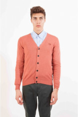 Cardigan barbati Fred Perry 60880 Rosu foto