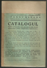 CATALOGUL CARTILOR SI BROSURILOR RARE DIN LIBRARIA SARAGA, IASI - editie 1931 foto