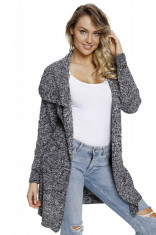 M646-18 Cardigan calduros cu maneci lungi si doua buzunare foto