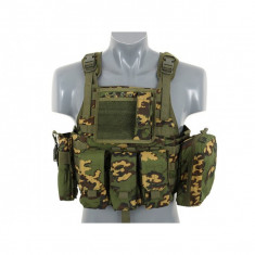 Vesta de protectie airsoft plate carrier 8FIELDS brau reglabil camuflaj RC foto