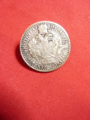 Nasture Militar dupa moneda 1760 Maria Theresa Austria ,d=1,9cm foto