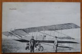 Cumpara ieftin Aviatorul francez Louis Paulhan si avionul sau; Ilustrata circulata in 1910