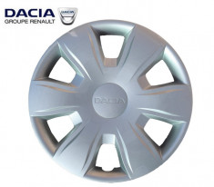 Capac roata 15 inch Logan, Original Dacia - motorvip - 8200789772 foto