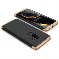 Husa 360 Grade Upzz Protection Samsung Galaxy S9+ Plus Negru Gold foto